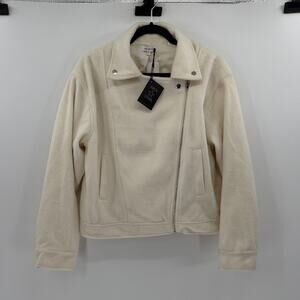 Area Stars Aurora Bomber Jacket - Cream - Large - New with tags